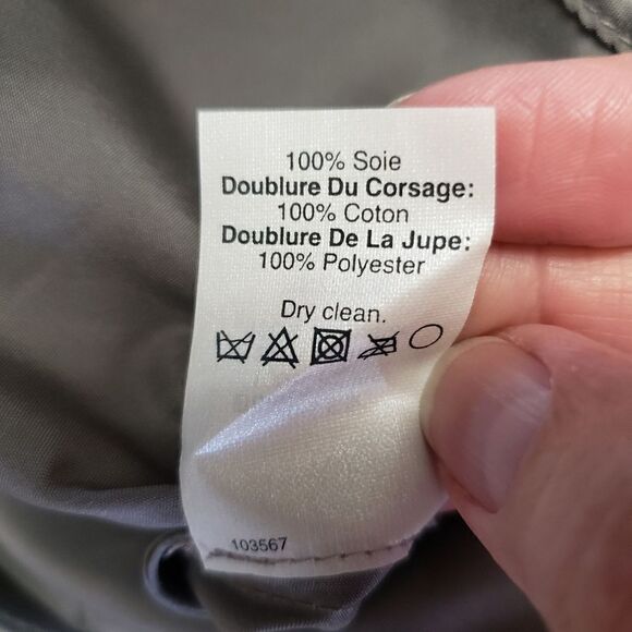 J. CREW Silk Gauze Strapless Mini Dress Semi-formal Cocktail - Picture 10 of 10